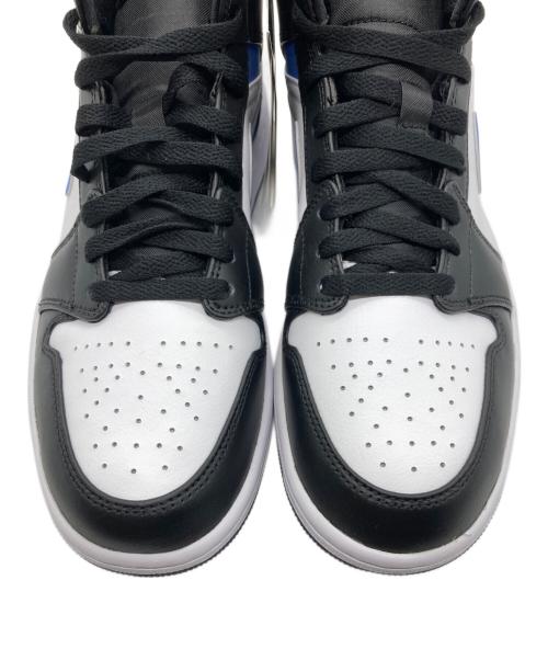NIKE（ナイキ）NIKE (ナイキ) AIR JORDAN 1 MID ブラック×ブルー サイズ:27㎝の古着・服飾アイテム