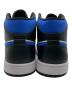 NIKE (ナイキ) AIR JORDAN 1 MID ブラック×ブルー サイズ:27㎝：10000円