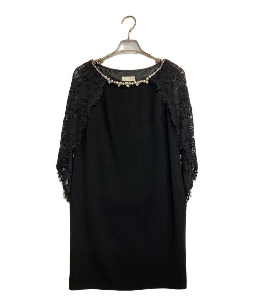 GRACE CLASS（グレースクラス）GRACE CLASS (グレースクラス) ビジューノースリーブワンピース ブラック サイズ:36の古着・服飾アイテム