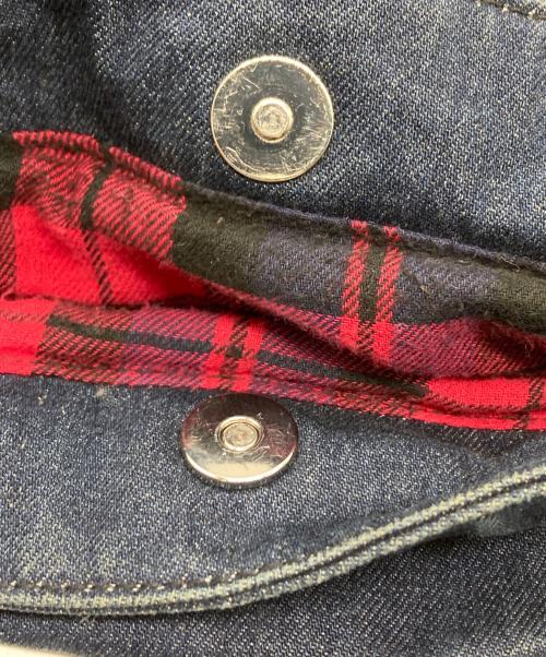 DIESEL（ディーゼル）DIESEL (ディーゼル) レザーハーネスデニムトートバッグ インディゴの古着・服飾アイテム