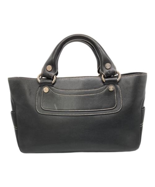 CELINE（セリーヌ）CELINE (セリーヌ) ブギー / レザーハンドバッグ ブラックの古着・服飾アイテム