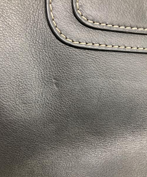 CELINE（セリーヌ）CELINE (セリーヌ) ブギー / レザーハンドバッグ ブラックの古着・服飾アイテム