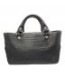 CELINE (セリーヌ) ブギー / レザーハンドバッグ ブラック：25000円