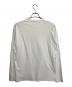 MAISON KITSUNE (メゾンキツネ) FOX HEAD PATCH REGULAR LONG-SLEEVED TEE-SHIRT/フォックスヘッドロゴ ロンT ホワイト サイズ:S：6000円