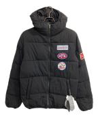 Hysteric Glamourヒステリックグラマー）の古着「プリマロフトタフタワッペンフーデッドジャケット」｜ブラック