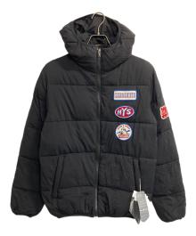 Hysteric Glamour（ヒステリックグラマー）の古着「プリマロフトタフタワッペンフーデッドジャケット」｜ブラック