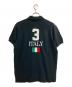 POLO RALPH LAUREN (ポロ・ラルフローレン) ビッグワッペンポロシャツ ブラック サイズ:ＬＬ：9000円