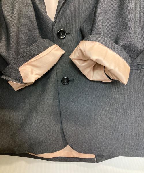 Ameri（アメリ）Ameri (アメリ) DIMENSIONAL SLEEVE JACKET グレー サイズ:Ｍの古着・服飾アイテム