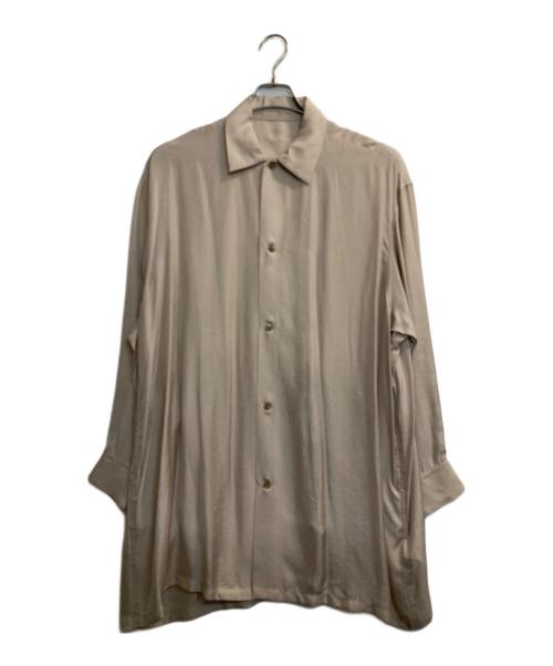 Ameri（アメリ）AMERI (アメリ) N.HOOLYWOOD (エヌ ハリウッド) PATTERN NO SHIRT ベージュ サイズ:Sの古着・服飾アイテム