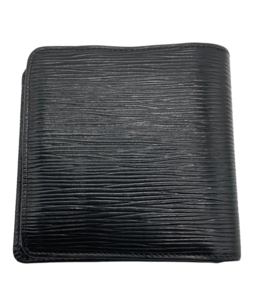 LOUIS VUITTON（ルイ ヴィトン）LOUIS VUITTON (ルイ ヴィトン) ポルトフォイユ・マルコ/コンパクトウォレット ブラックの古着・服飾アイテム