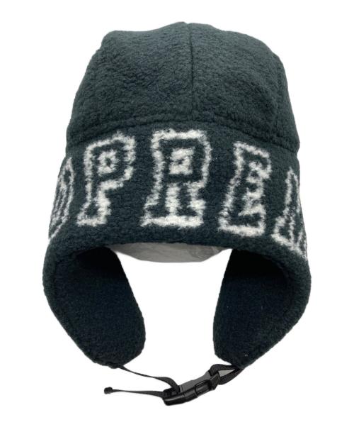 SUPREME（シュプリーム）Supreme (シュプリーム) 23FW Shearling Trooper / トルーパーフライトキャップ ブラック サイズ:Ｍの古着・服飾アイテム