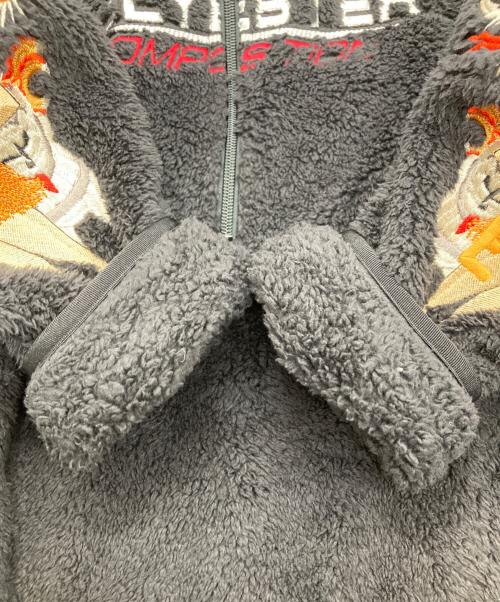 doublet（ダブレット）doublet (ダブレット) POLYESTER FLEECE HALF ZIP PULLOVER / 袖刺繍フリースハーフジッププルオーバー ブラック サイズ:Ⅼの古着・服飾アイテム