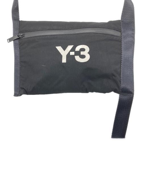 Y-3（ワイスリー）Y-3 (ワイスリー) ロゴプリントサコッシュ ブラックの古着・服飾アイテム