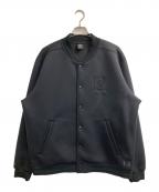 UNDER ARMOURアンダーアーマー）の古着「ダンボールUAバーシティジャケット」｜ブラック