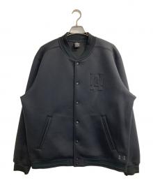 UNDER ARMOUR（アンダーアーマー）の古着「ダンボールUAバーシティジャケット」｜ブラック