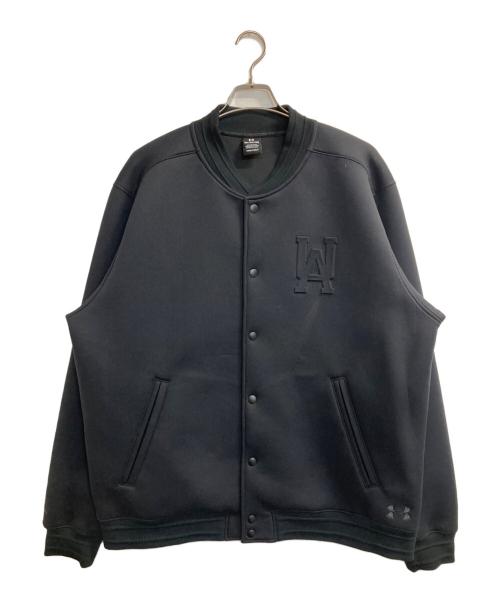 UNDER ARMOUR（アンダーアーマー）UNDER ARMOUR (アンダーアーマー) ダンボールUAバーシティジャケット ブラック サイズ:3XLの古着・服飾アイテム