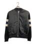 MSGM（エムエスジーエム）の古着「ニット切替ボンバージャケット」｜ブラック