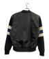 MSGM (エムエスジーエム) ニット切替ボンバージャケット ブラック サイズ:48：8000円