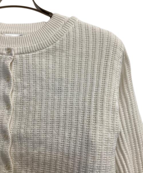 Snidel（スナイデル）Snidel (スナイデル) Sustainaパターンリブニットアンサンブル ホワイト サイズ:ＦＲＥＥの古着・服飾アイテム