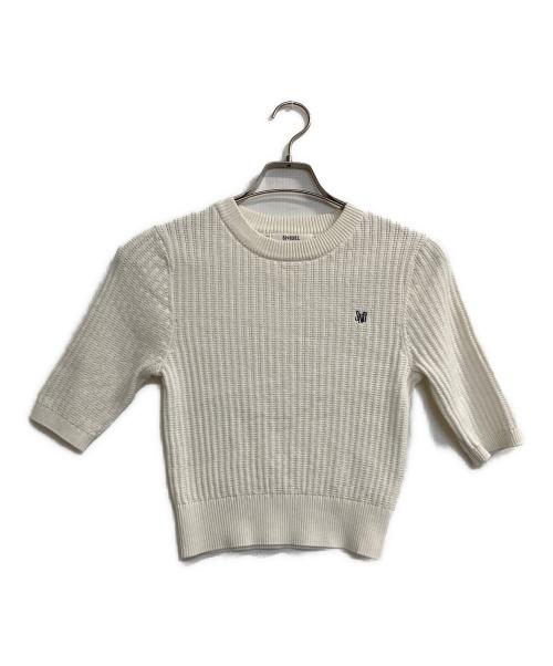 Snidel（スナイデル）Snidel (スナイデル) Sustainaパターンリブニットアンサンブル ホワイト サイズ:ＦＲＥＥの古着・服飾アイテム