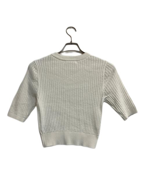 Snidel（スナイデル）Snidel (スナイデル) Sustainaパターンリブニットアンサンブル ホワイト サイズ:ＦＲＥＥの古着・服飾アイテム