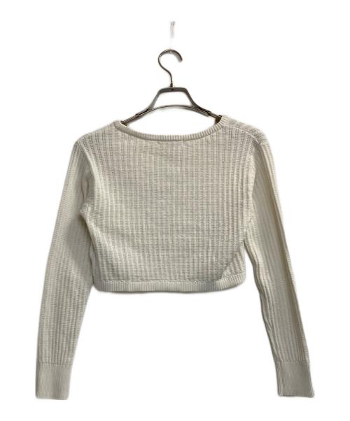 Snidel（スナイデル）Snidel (スナイデル) Sustainaパターンリブニットアンサンブル ホワイト サイズ:ＦＲＥＥの古着・服飾アイテム