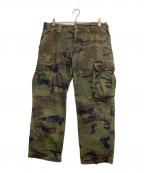 AVIREXアヴィレックス）の古着「ウッドランドカモBDUパンツ」｜オリーブ