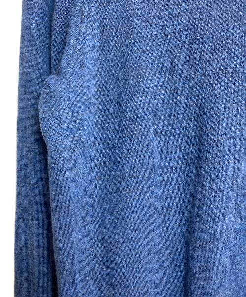 POLO RALPH LAUREN（ポロ・ラルフローレン）POLO RALPH LAUREN (ポロ・ラルフローレン) Vネックニット ブルー サイズ:Lの古着・服飾アイテム