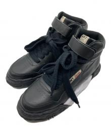 MIHARA YASUHIRO（ミハラヤスヒロ）の古着「"FREDDIE HIGH" original sole leather High-Top sneaker」｜ブラック