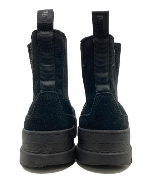 PUMA（プーマ）PUMA (プーマ) MAYZE CHELSEA SUEDE WMNS／メイズチェルシースエードWMNS ブラック サイズ:24㎝の古着・服飾アイテム
