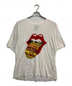 Thee Hysteric XXXジィ ヒステリックトリプルエックス）の古着「THE ROLLING STONES/RSxDIZZY&MILKY Tシャツ」｜ホワイト