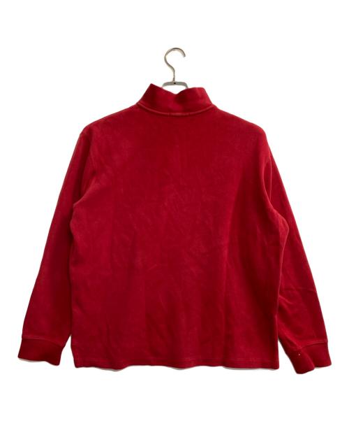 POLO RALPH LAUREN（ポロ・ラルフローレン）POLO RALPH LAUREN (ポロ・ラルフローレン) ハーフジップスウェット レッド サイズ:Ｍの古着・服飾アイテム