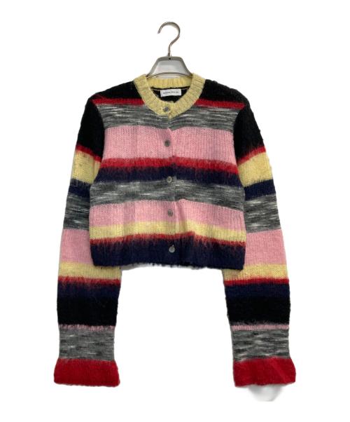 MAISON SPECIAL（メゾンスペシャル）MAISON SPECIAL (メゾンスペシャル) Border Short Length Knit Cardigan マルチカラー サイズ:Freeの古着・服飾アイテム