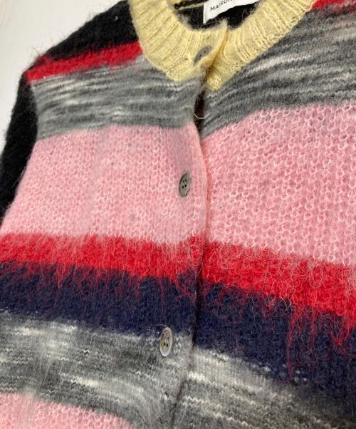 MAISON SPECIAL（メゾンスペシャル）MAISON SPECIAL (メゾンスペシャル) Border Short Length Knit Cardigan マルチカラー サイズ:Freeの古着・服飾アイテム