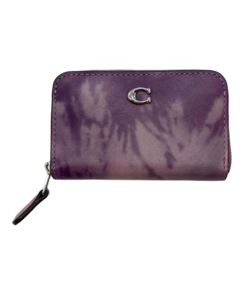 COACH（コーチ）COACH (コーチ) タイダイコインケース パープルの古着・服飾アイテム