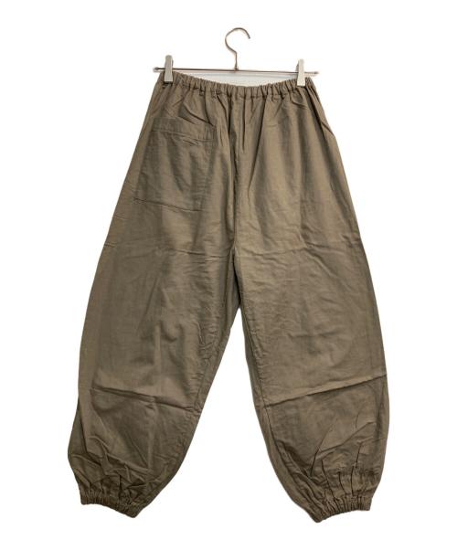 中川政七商店（ナカガワマサシチショウテン）中川政七商店 (ナカガワマサシチショウテン) リネンイージーバルーンパンツ カーキ サイズ:Ｌの古着・服飾アイテム