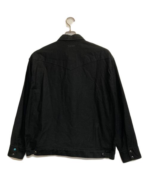 HOLLYWOOD RANCH MARKET（ハリウッドランチマーケッド）HOLLYWOOD RANCH MARKET (ハリウッドランチマーケッド) WILDSIDE (ワイルドサイド) Western Shitrs Jacket ブラック サイズ:Ｌの古着・服飾アイテム