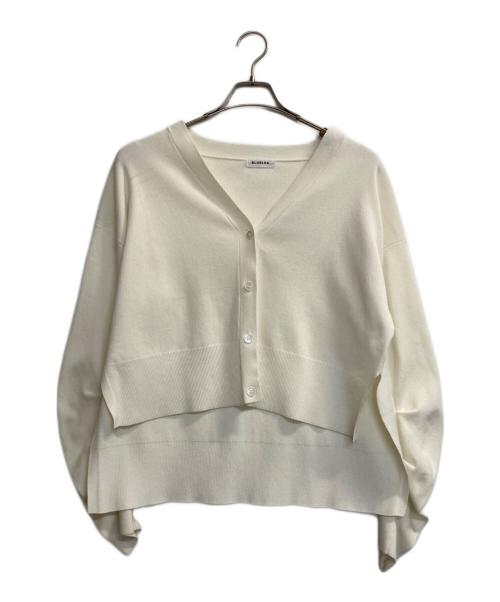 Bluelea（ブルレア）Bluelea (ブルレア) カーディガン アイボリー サイズ:Ｆの古着・服飾アイテム