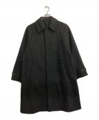 STEVEN ALANスティーブンアラン）の古着「TOP WR MLTN CMP BALMACAAN COAT-BOLD」｜グレー