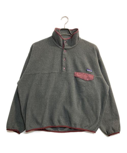Patagonia（パタゴニア）Patagonia (パタゴニア) シンチラスナップTフリースジャケット グレー サイズ:Lの古着・服飾アイテム
