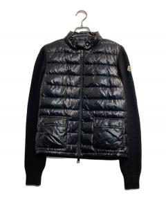 中古・古着通販】MONCLER (モンクレール) ニット切替ダウンジャケット