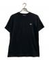 FRED PERRY（フレッドペリー）の古着「ワンポイントロゴカットソー」｜ブラック