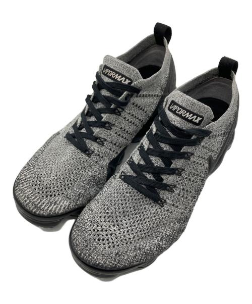 NIKE（ナイキ）NIKE (ナイキ) AIR VAPORMAX FLY KNIT 2 ブラック×グレー サイズ:27㎝の古着・服飾アイテム