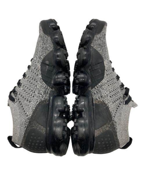 NIKE（ナイキ）NIKE (ナイキ) AIR VAPORMAX FLY KNIT 2 ブラック×グレー サイズ:27㎝の古着・服飾アイテム