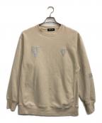 WIND AND SEAウィンダンシー）の古着「クルーネックスウェット」｜ベージュ
