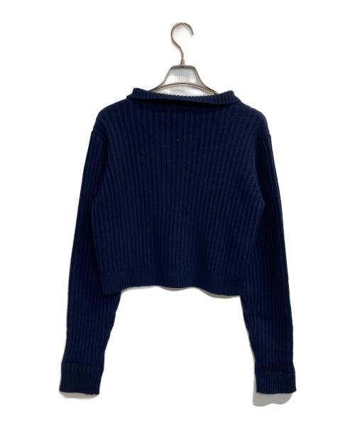 STEVEN ALAN（スティーブンアラン）STEVEN ALAN (スティーブンアラン) ダブルフェイスニットカーディガン ネイビー サイズ:-の古着・服飾アイテム