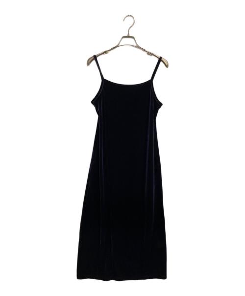 STEVEN ALAN（スティーブンアラン）STEVEN ALAN (スティーブンアラン) ベロアキャミソールワンピース ネイビー サイズ:-の古着・服飾アイテム