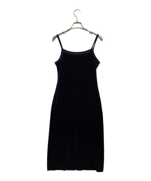 STEVEN ALAN（スティーブンアラン）STEVEN ALAN (スティーブンアラン) ベロアキャミソールワンピース ネイビー サイズ:-の古着・服飾アイテム