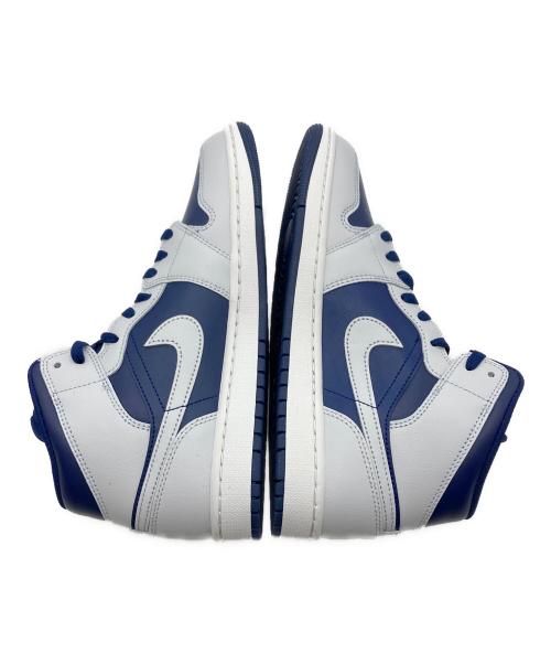 NIKE（ナイキ）NIKE (ナイキ) AIR JORDAN 1 MID ブルー サイズ:27cm 未使用品の古着・服飾アイテム