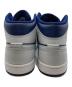 NIKE (ナイキ) AIR JORDAN 1 MID ブルー サイズ:27cm 未使用品：11000円